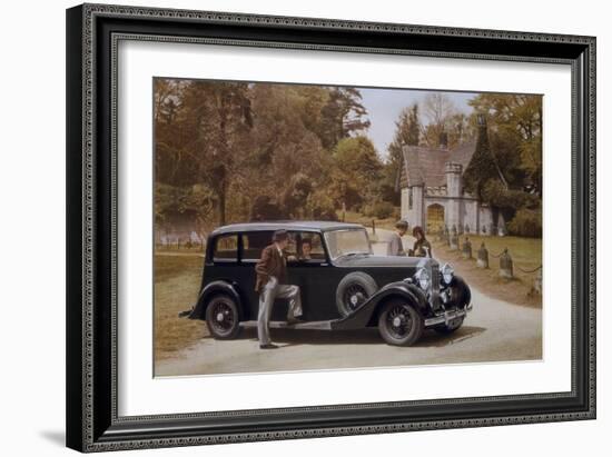 Poster Advertising Rolls-Royce Cars, 1939-null-Framed Giclee Print