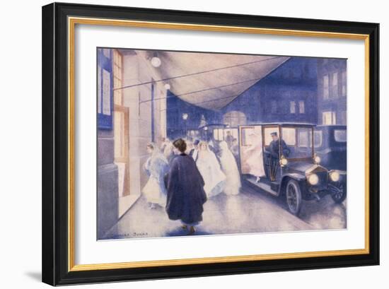 Poster Advertising Rolls-Royce Cars, C1907-Charles Sykes-Framed Giclee Print