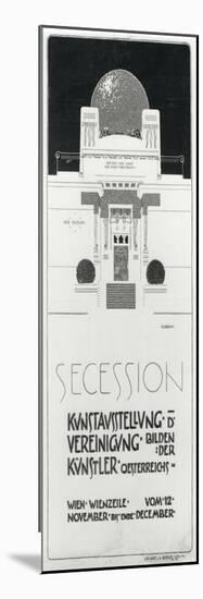 Poster Advertising Secession Exhibition of Austrian Artists, 1898-Joseph Maria Olbrich-Mounted Photographic Print