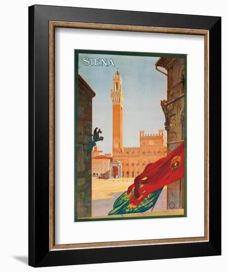 Poster Advertising Siena, 1925-null-Framed Giclee Print