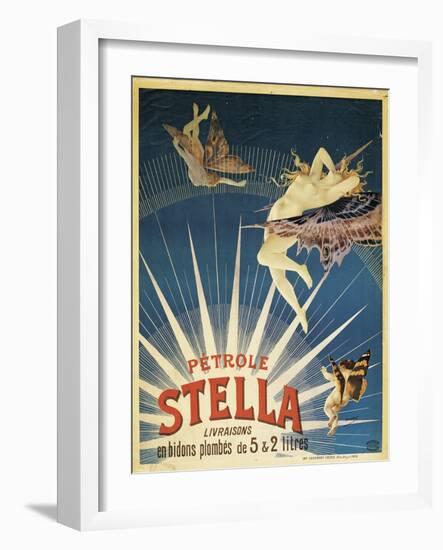 Poster Advertising 'Stella' Petrol, 1897 (Colour Litho)-French School-Framed Giclee Print