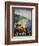 Poster Advertising the Amalfi Coast-Mario Borgoni-Framed Giclee Print