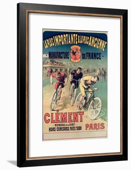 Poster Advertising the Cycles 'Clement', 1891-Lucien Baylac-Framed Giclee Print