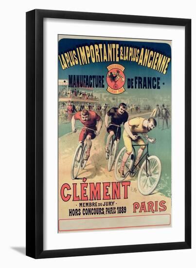 Poster Advertising the Cycles 'Clement', 1891-Lucien Baylac-Framed Giclee Print