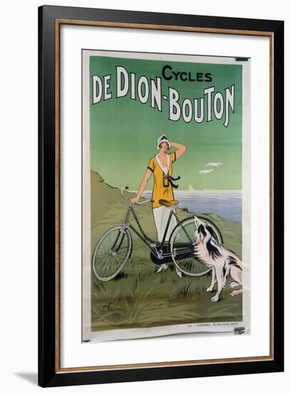 Poster Advertising the 'De Dion-Bouton' Cycles, 1925-Felix Fournery-Framed Giclee Print