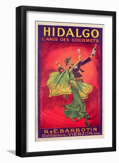 Poster Advertising the Drink Hidalgo, Printed by Affiches Gaillard, Paris, C.1930-null-Framed Giclee Print