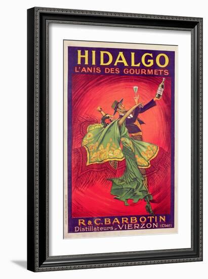 Poster Advertising the Drink Hidalgo, Printed by Affiches Gaillard, Paris, C.1930-null-Framed Giclee Print