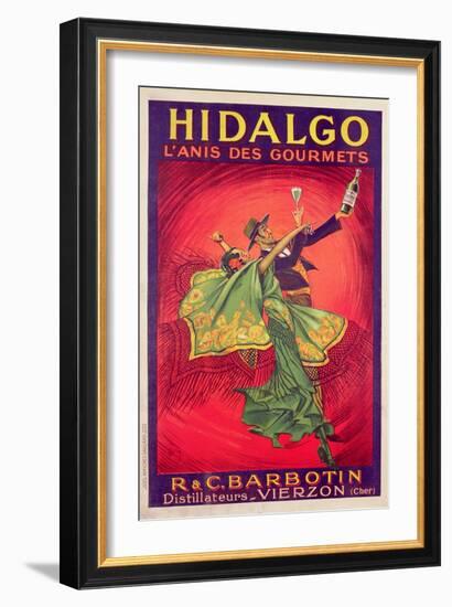 Poster Advertising the Drink Hidalgo, Printed by Affiches Gaillard, Paris, C.1930-null-Framed Giclee Print