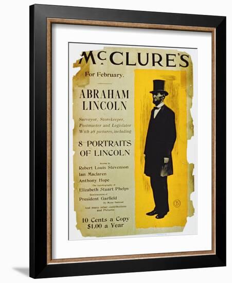 Poster Advertising the February Edition of Mcclure's Magazine-American School-Framed Giclee Print