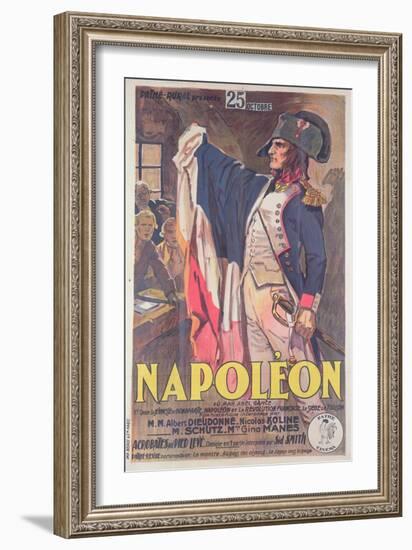 Poster Advertising the Film, 'Napoleon', Written by Abel Gance-French School-Framed Giclee Print