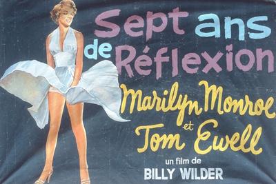 'Poster Advertising the Film 'Sept Ans De Reflexion'' Giclee Print