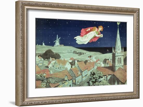 Poster Advertising the First Production of J.M. Barrie's 'Peter Pan', Duke of York's Theatre, 27Th-Charles A Buchel-Framed Giclee Print