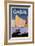 Poster Advertising the Gaspe Peninsula, Quebec, Canada, C.1938 (Colour Litho)-Canadian-Framed Giclee Print