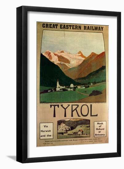 Poster Advertising the Great Eastern Railway, 1906 (Colour Litho)-Hans J. Weber-Framed Giclee Print