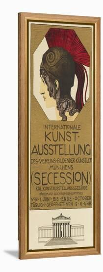 Poster Advertising the International Art Exhibition, Munich, 1898-Franz von Stuck-Framed Premier Image Canvas