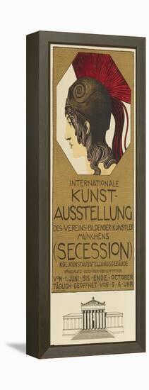 Poster Advertising the International Art Exhibition, Munich, 1898-Franz von Stuck-Framed Premier Image Canvas