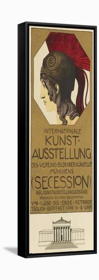 Poster Advertising the International Art Exhibition, Munich, 1898-Franz von Stuck-Framed Premier Image Canvas