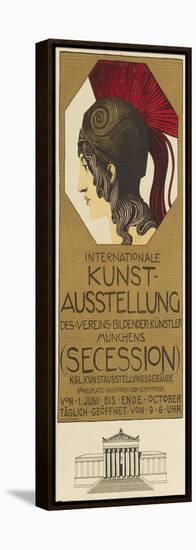 Poster Advertising the International Art Exhibition, Munich, 1898-Franz von Stuck-Framed Premier Image Canvas