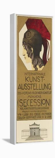 Poster Advertising the International Art Exhibition, Munich, 1898-Franz von Stuck-Framed Premier Image Canvas