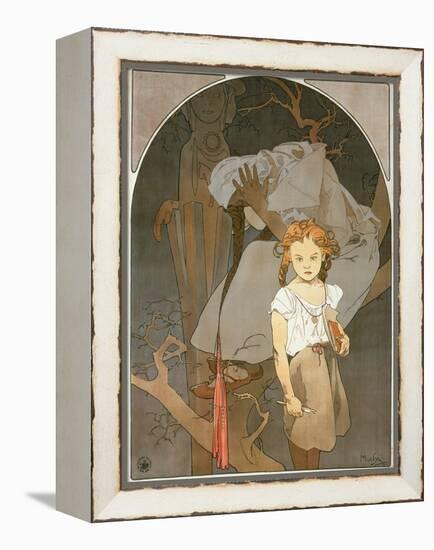 Poster Advertising the Lottery of the Union of South-West Moravia, 1912-Alphonse Mucha-Framed Premier Image Canvas