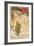 Poster Advertising the Salon Des Cent Exposition at the Hall De La Plume, 1896-Alphonse Mucha-Framed Giclee Print