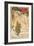 Poster Advertising the Salon Des Cent Exposition at the Hall De La Plume, 1896-Alphonse Mucha-Framed Giclee Print