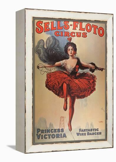 Poster Advertising the 'Sells-Floto Circus', 1920-American School-Framed Premier Image Canvas