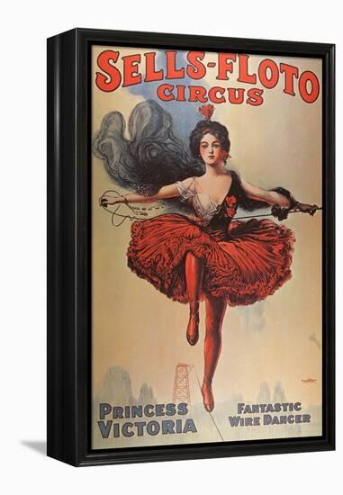 Poster Advertising the 'Sells-Floto Circus', 1920-American School-Framed Premier Image Canvas