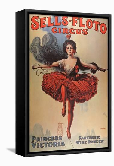 Poster Advertising the 'Sells-Floto Circus', 1920-American School-Framed Premier Image Canvas