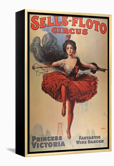 Poster Advertising the 'Sells-Floto Circus', 1920-American School-Framed Premier Image Canvas