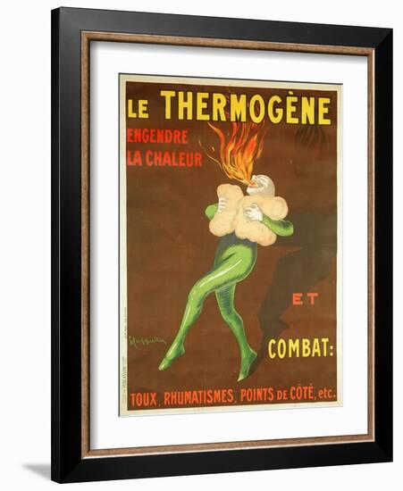 Poster Advertising the 'Thermogene' Heating Pad, 1926-Leonetto Cappiello-Framed Giclee Print