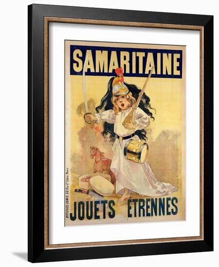 Poster Advertising Toys for Sale at 'La Samaritaine'-Firmin Bouisset-Framed Giclee Print