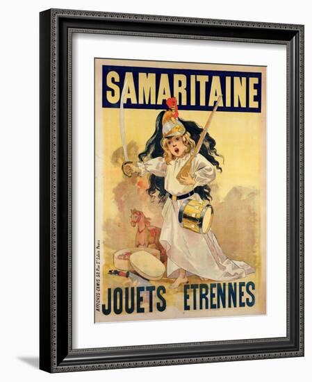 Poster Advertising Toys for Sale at 'La Samaritaine'-Firmin Bouisset-Framed Giclee Print