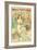 Poster Advertising Trains to Monte Carlo, Monaco, 1897-Alphonse Mucha-Framed Giclee Print