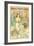 Poster Advertising Trains to Monte Carlo, Monaco, 1897-Alphonse Mucha-Framed Giclee Print