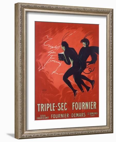 Poster Advertising Triple-Sec Fournier, C. 1920-Leonetto Cappiello-Framed Giclee Print