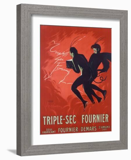 Poster Advertising Triple-Sec Fournier, C. 1920-Leonetto Cappiello-Framed Giclee Print