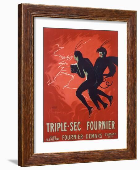 Poster Advertising Triple-Sec Fournier, C. 1920-Leonetto Cappiello-Framed Giclee Print