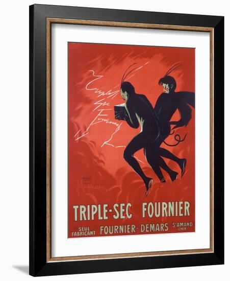 Poster Advertising Triple-Sec Fournier, C. 1920-Leonetto Cappiello-Framed Giclee Print