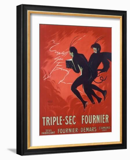 Poster Advertising Triple-Sec Fournier, C. 1920-Leonetto Cappiello-Framed Giclee Print