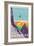 Poster Advertising Vacations in Austria-null-Framed Giclee Print