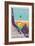 Poster Advertising Vacations in Austria-null-Framed Giclee Print