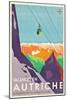 Poster Advertising Vacations in Austria-null-Mounted Giclee Print