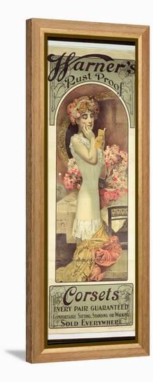 Poster Advertising 'Warner's Rust Proof Corsets', 1909-Alphonse Mucha-Framed Premier Image Canvas