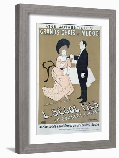 Poster Advertising Wines from the Medoc-Leonetto Cappiello-Framed Giclee Print