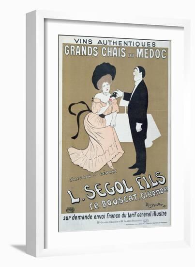 Poster Advertising Wines from the Medoc-Leonetto Cappiello-Framed Giclee Print