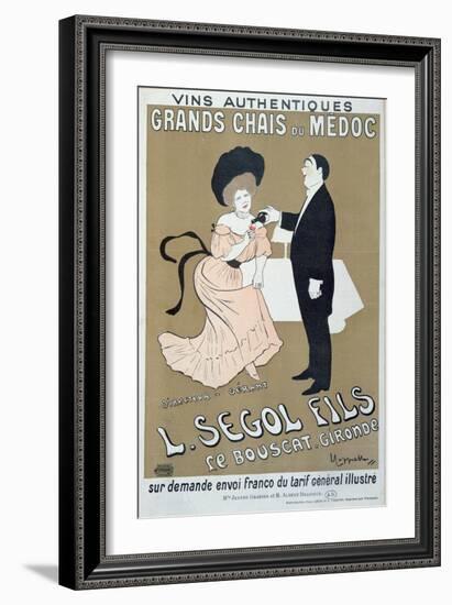 Poster Advertising Wines from the Medoc-Leonetto Cappiello-Framed Giclee Print