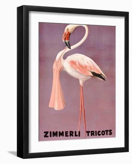 Poster Advertising Zimmerli Clothing, C.1935-null-Framed Giclee Print