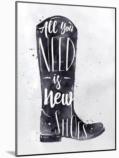 Poster Boots-anna42f-Mounted Art Print