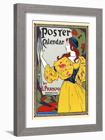 Poster Calendar-Louis Rhead-Framed Art Print